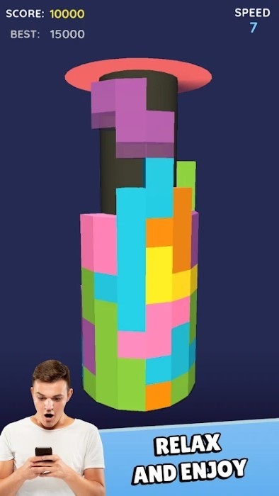 方块坠落游戏(block falling)截图1