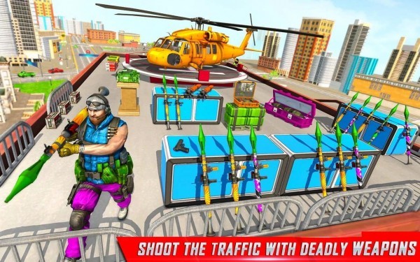 街机汽车射击(traffic shooter 2020)截图3