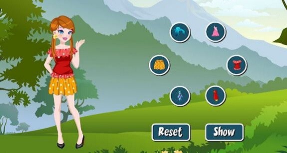 少女夏日化妆小游戏截图3