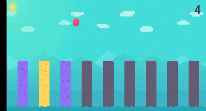 变色球弹跳游戏截图2
