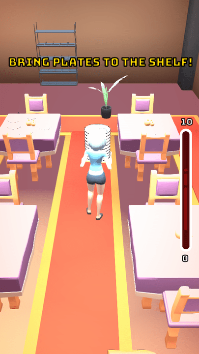 收盘子小游戏(waitress)截图2