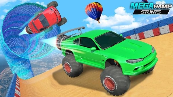 巨型匝道特技手机版(mega ramp stunts)截图1