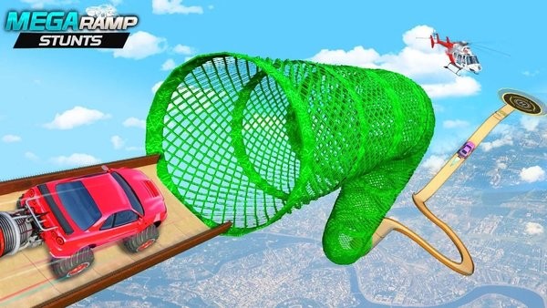 巨型匝道特技手机版(mega ramp stunts)截图2