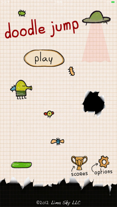 涂鸦跳跃手表版(doodle jump)截图2