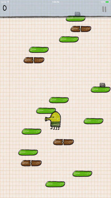 涂鸦跳跃手表版(doodle jump)截图3