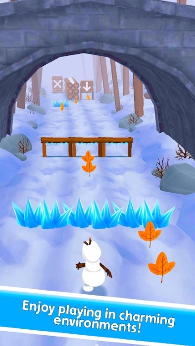 雪人狂奔冰冻之旅游戏截图1