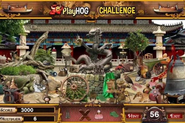找到隐藏物品游戏(Land of the Dragon)截图1