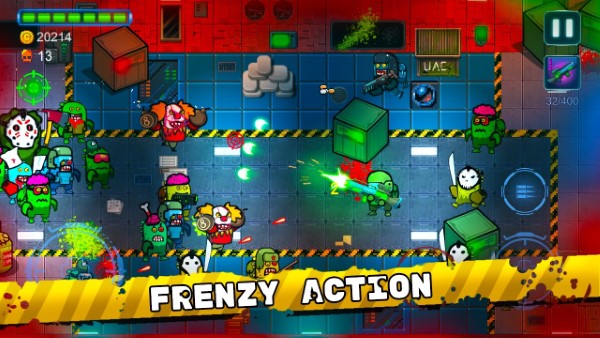 太空僵尸游戏(space zombie shooter)截图1