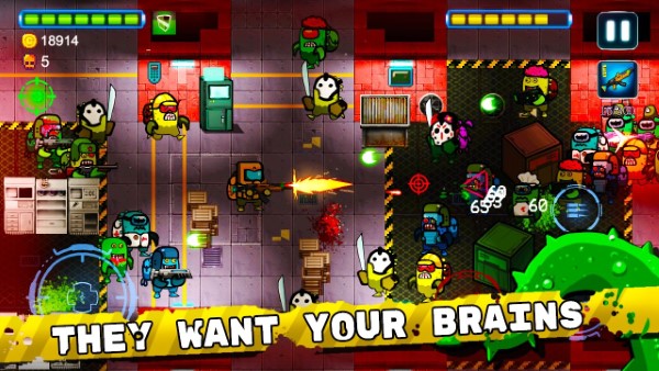 太空僵尸游戏(space zombie shooter)截图4
