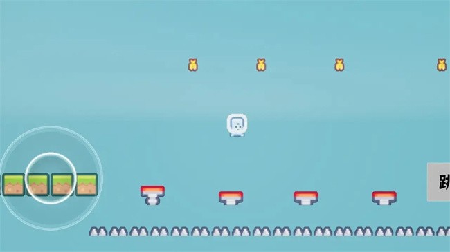 小蓝跑酷游戏截图1