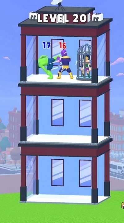 超级英雄塔战游戏(super hero tower fight)截图2