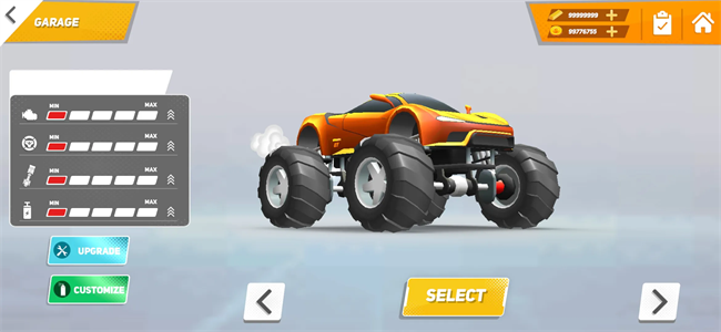 登山特技大师游戏(Mountain Car Racing)截图3