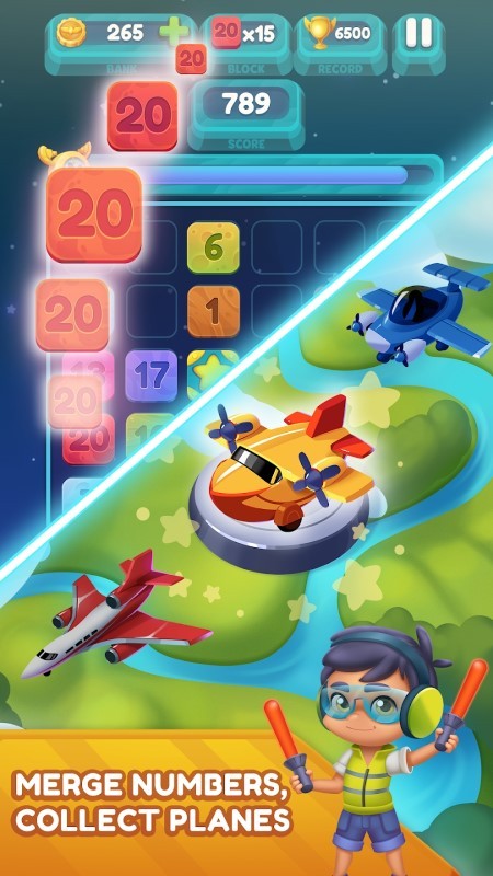 2048飞机拼图游戏(2048 planes puzzle)截图3