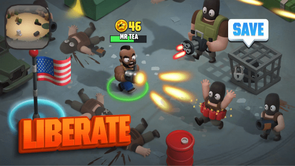 皇家兄弟混乱射手游戏(bro royale)截图1