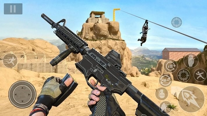 特种兵跳伞吃鸡游戏截图3