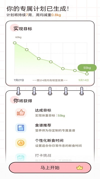 蜜桃轻断食app截图3