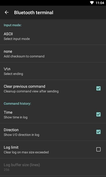 bluetooth terminal APP截图4