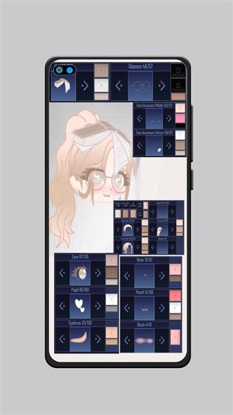 加查发型大全app(hair style ideas gacha)截图1