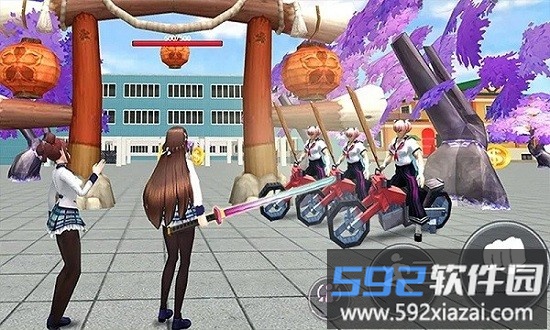 樱花校园二次元装扮游戏截图2