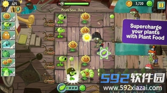 植物大战僵尸2存档版0阳光无冷却截图1