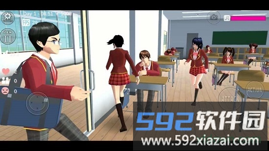 樱花校园模拟器高级版截图1