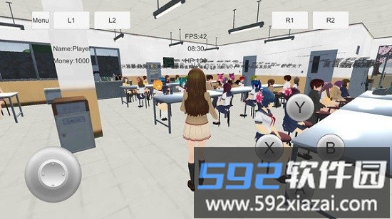 女子高校模拟器2021汉化版截图1