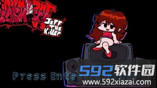 周五夜放克杀手杰夫版本(fnf vs jeff the killer)截图2