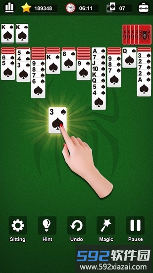 spider solitaire蜘蛛纸牌截图3