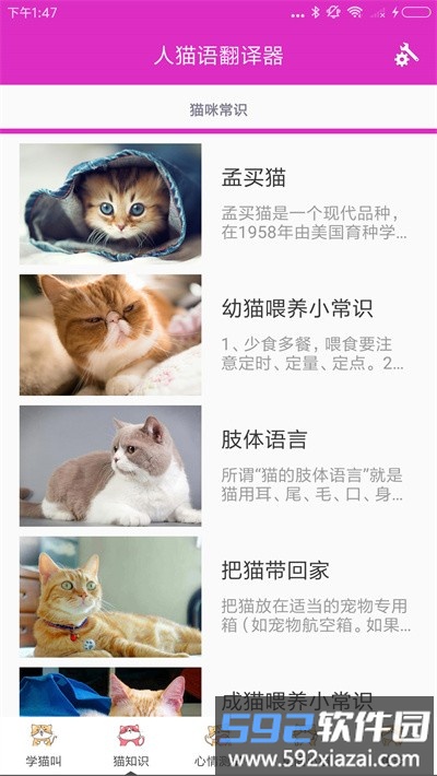 人猫语翻译器免费版截图1