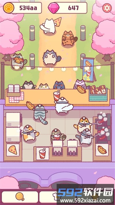 猫咪小吃店游戏截图2