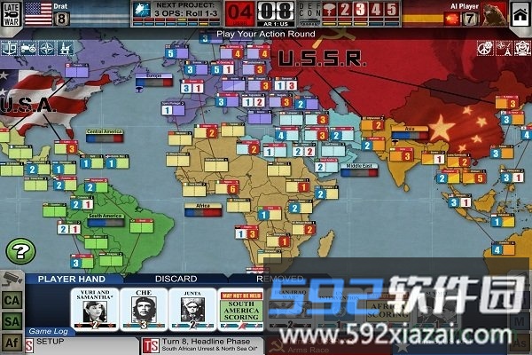 冷战热斗中文版Twilight Struggle截图2