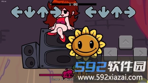 周五夜放克炮灰葵mod版(sunflowervsfnf)截图2