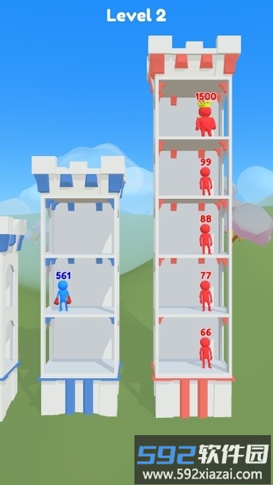 橡胶人推塔游戏(push tower)截图1