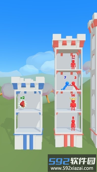 橡胶人推塔游戏(push tower)截图3