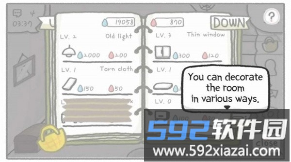 雨天阁楼房官方版(rainy attic room)截图2