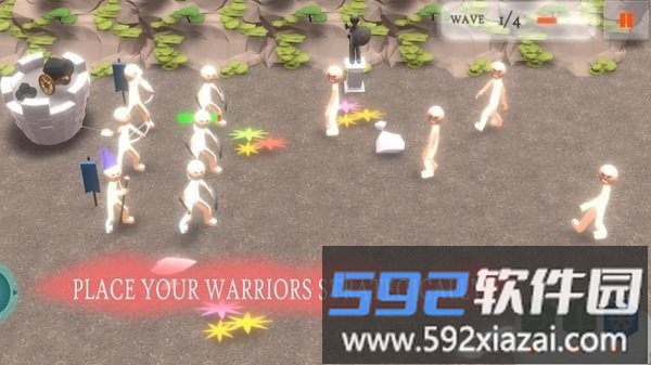 火柴人防御之塔防战场3d手机版截图1