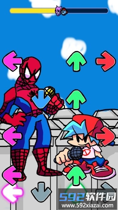 蜘蛛侠fnf游戏(spiderman fnf)截图1