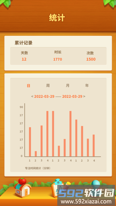 番茄go专注计时app(时光汇)截图2