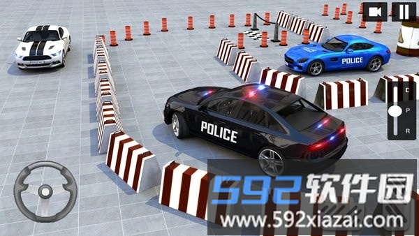 现代警车停车游戏(police car parking)截图4