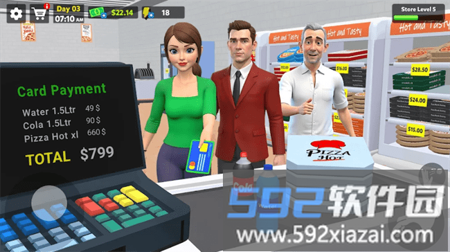 披萨店模拟3D游戏截图2