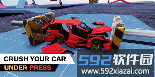 特技车撞车模拟器手机版(stunt car crash simulator)截图4