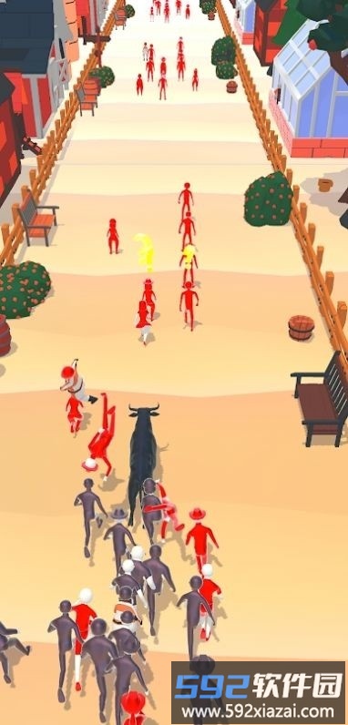 公牛运行模拟器游戏(bull run simulator)截图1