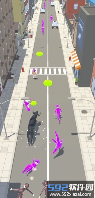 公牛运行模拟器游戏(bull run simulator)截图2