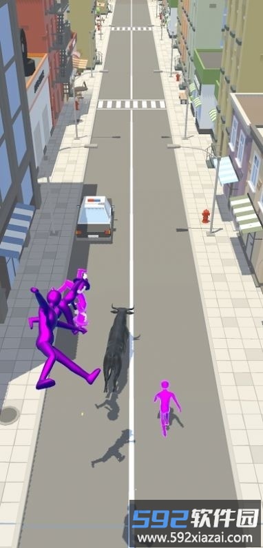 公牛运行模拟器游戏(bull run simulator)截图3