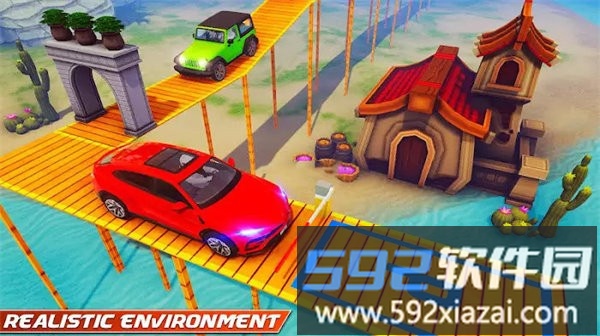 越野普拉多停车模拟器游戏(dr jeep parking)截图2