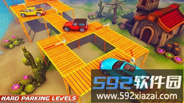 越野普拉多停车模拟器游戏(dr jeep parking)截图3