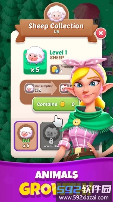 合并农场动物救援游戏(merge farm)截图1