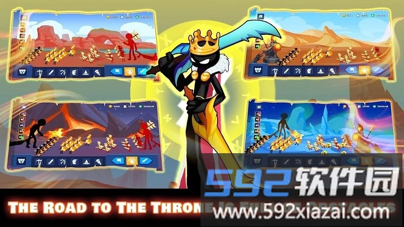 火柴人战争王座之战游戏截图1