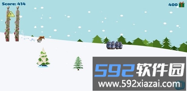 灰熊滑雪冒险最新版截图1