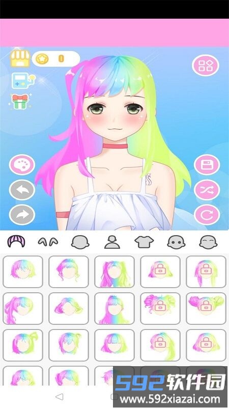 粉彩萌娘换装系统最新版截图4